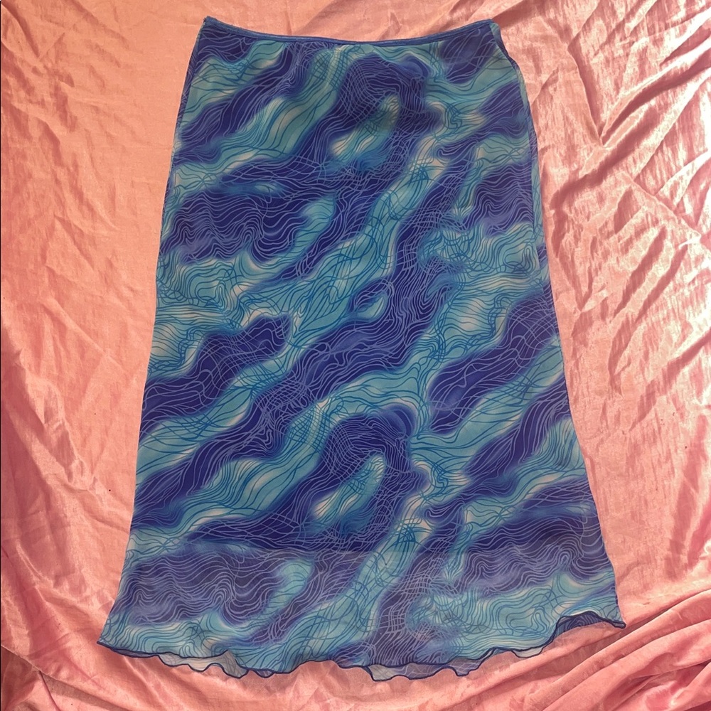 Vintage Y2K Windsor Blue Skirt 💙